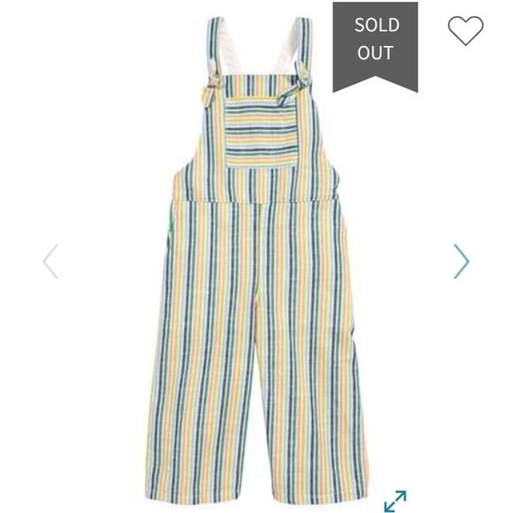 Mini Boden Other - 🥳FINAL Mini Boden striped overalls